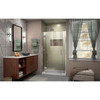 Dreamline Unidoor-x 36 1/2-37 In. W X 72 In. H Frameless Hinged Shower Door - D12406572