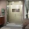 Dreamline Unidoor-x 44-44 1/2 In. W X 72 In. H Frameless Hinged Shower Door - D1241472