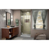 Dreamline Unidoor-x 36 In. W X 72 In. H Frameless Hinged Shower Door - D13072