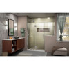 Dreamline Unidoor-x 71-71 1/2 In. W X 72 In. H Frameless Hinged Shower Door - D3232434