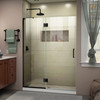 Dreamline Unidoor-x 47 In. W X 72 In. H Frameless Hinged Shower Door - D32372