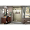 Dreamline Unidoor-x 51 In. W X 72 In. H Frameless Hinged Shower Door - D32772