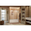 Dreamline Unidoor-x 58-58 1/2 In. W X 58 In. H Frameless Hinged Tub Door - D58580