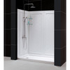 Dreamline Visions 30 In. D X 60 In. W X 76 3/4 In. H Semi-frameless Sliding Shower Door, Shower Base And Qwall-5 Backwall Kit - DL-6112-CL