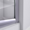 Dreamline Prime 33 In. X 33 In. X 76 3/4 In. H Sliding Shower Enclosure, Shower Base And Qwall-4 Acrylic Backwall Kit, Frosted Glass - DL-6152-FR