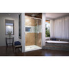 Dreamline Flex 32 In. D X 42 In. W X 74 3/4 In. H Semi-frameless Pivot Shower Door And Slimline Shower Base Kit - DL-6219