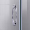 Dreamline Prime 33 In. X 33 In. X 74 3/4 In. Corner Sliding Shower Enclosure And Slimline Shower Base Kit, Frosted Glass - DL-6701-FR