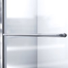 Dreamline Infinity-z 32 In. D X 60 In. W X 74 3/4 In. H Semi-frameless Sliding Shower Door And Slimline Shower Base Kit, Frosted Glass - DL-6971-FR