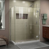 Dreamline Unidoor-x 59 In. W X 34 3/8 In. D X 72 In. H Frameless Hinged Shower Enclosure - E1233034