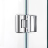 Dreamline Unidoor-x 39 1/2 In. W X 34 3/8 In. D X 72 In. H Frameless Hinged Shower Enclosure - E12706534
