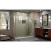 Dreamline Unidoor-x 64 1/2 In. W X 34 3/8 In. D X 72 In. H Frameless Hinged Shower Enclosure - E12830534