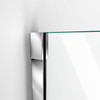 Dreamline Unidoor-x 57 In. W X 34 3/8 In. D X 72 In. H Frameless Hinged Shower Enclosure - E1292234