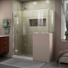 Dreamline Unidoor-x 60 In. W X 30 3/8 In. D X 72 In. H Frameless Hinged Shower Enclosure - E130243430
