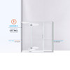 Dreamline Unidoor-x 69 1/2 In. W X 34 3/8 In. D X 72 In. H Frameless Hinged Shower Enclosure - E32322534