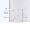 Dreamline Unidoor-x 64 In. W X 30 3/8 In. D X 72 In. H Frameless Hinged Shower Enclosure - E3261430