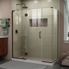 Dreamline Unidoor-x 64 1/2 In. W X 30 3/8 In. D X 72 In. H Frameless Hinged Shower Enclosure - E32614530