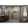 Dreamline Unidoor-x 57 In. W X 30 3/8 In. D X 72 In. H Frameless Hinged Shower Enclosure - E3270630