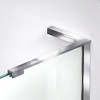 Dreamline Unidoor-x 59 In. W X 34 3/8 In. D X 72 In. H Frameless Hinged Shower Enclosure - E3290634