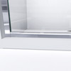 Dreamline Infinity-z 56-60 In. W X 72 In. H Semi-frameless Sliding Shower Door, Clear Glass - SHDR-0960720