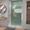 Dreamline Unidoor-ls 45-46 In. W X 72 In. H Frameless Hinged Shower Door With L-bar - SHDR-2045722