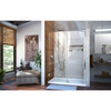 Dreamline Unidoor 48-49 In. W X 72 In. H Frameless Hinged Shower Door With Support Arm, Clear Glass - SHDR-20487210C