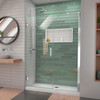 Dreamline Unidoor-ls 51-52 In. W X 72 In. H Frameless Hinged Shower Door With L-bar - SHDR-2051722