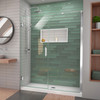 Dreamline Unidoor-ls 54-55 In. W X 72 In. H Frameless Hinged Shower Door With L-bar - SHDR-2054723