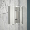 Dreamline Unidoor 55-56 In. W X 72 In. H Frameless Hinged Shower Door With Shelves, Clear Glass - SHDR-20557210S