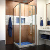 Dreamline Flex 30 1/2 In. D X 28-32 In. W X 72 In. H Semi-frameless Pivot Shower Enclosure - SHDR-2230300-RT