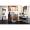 Dreamline Flex 30 1/2 In. D X 28-32 In. W X 72 In. H Semi-frameless Pivot Shower Enclosure - SHDR-2230300-RT