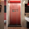 Dreamline Unidoor Plus 38-38 1/2 In. W X 72 In. H Frameless Hinged Shower Door, Clear Glass - SHDR-243807210