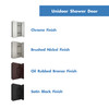 Dreamline Unidoor Plus 48-48 1/2 In. W X 72 In. H Frameless Hinged Shower Door, Clear Glass - SHDR-244807210