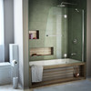 Dreamline Aqua 48 In. W X 58 In. H Frameless Hinged Tub Door - SHDR-3148586