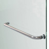 Dreamline Aqua Lux 56-60 In. W X 58 In. H Frameless Hinged Tub Door With Extender Panel - SHDR-3348588-EX