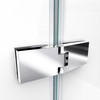 Dreamline Aqua Ultra 57-60 In. W X 30 In. D X 58 In. H Frameless Hinged Tub Door With Return Panel - SHDR-3448580-RT