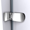 Dreamline Aqua Uno 56-60 In. W X 58 In. H Frameless Hinged Tub Door With Extender Panel - SHDR-3534586-EX