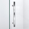 Dreamline Quatra Lux 34 1/4 In. D X 46 3/8 In. W X 72 In. H Frameless Hinged Shower Enclosure With Support Arms - SHEN-1334460