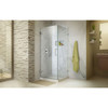 Dreamline Unidoor Lux 30 3/8 In. W X 30 In. D X 72 In. H Fully Frameless Hinged Shower Enclosure With Support Arm - SHEN-2330300