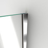 Dreamline Unidoor Plus 36 1/2 In. W X 34 3/8 In. D X 72 In. H Frameless Hinged Shower Enclosure, Clear Glass - SHEN-24365340