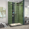 Dreamline Enigma-xo 34 1/2 In. D X 44 3/8 - 48 3/8 In. W X 76 In. H Fully Frameless Sliding Shower Enclosure - SHEN-6134482