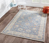 Momeni Anatolia ANA-8 Blue Machine Made Area Rugs