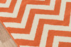 Momeni Baja BAJ-9 Orange Machine Made Area Rugs