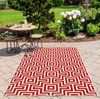 Momeni Baja BAJ10 Red Machine Made Area Rugs