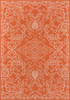 Momeni Baja BAJ22 Orange Machine Made Area Rugs