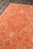 Momeni Baja BAJ22 Orange Machine Made Area Rugs