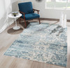 Momeni Genevieve GNV-6 Blue Machine Made Area Rugs