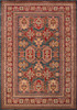 Momeni Ghazni GZ-01 Blue Machine Made Area Rugs