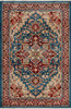 Momeni Lenox LE-01 Blue Machine Made Area Rugs