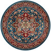 Momeni Lenox LE-01 Blue Machine Made Area Rugs