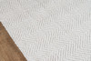 Erin Gates Ledgebrook LED-1 Ivory Hand Woven Area Rugs